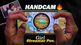 90 Fps Best 5 Fingers Fastest Handcam In IQOONeo6   Girl Streamer Shocked   BGMI PUBG MOBILE 