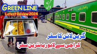 Karachi to Lahore travel in Green Line  Most Premium Train of Pakistan 