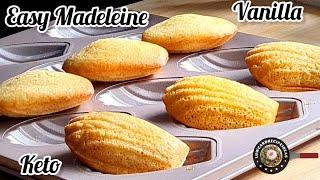 Easy Keto Vanilla Madeleine  No chilling  No tools & equipment  Quick  Soft buttery & delicious