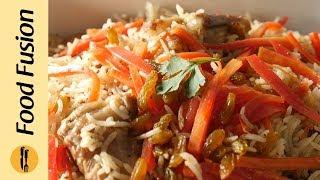 Kabuli Pulao  Afghani Pulao Simplified Recipe By Food Fusion