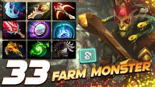 33 Medusa Farm Monster Super Carry - Dota 2 Pro Gameplay Watch & Learn