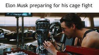 Elon Musk and Mark Zuckerberg Cage fight Memes