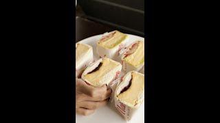 Japans Crazy Basque Cheesecake Sandwiches  #shorts