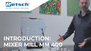 Mixer Mill MM 400 - Introduction #RETSCH  #mixermill #laboratoryinstruments