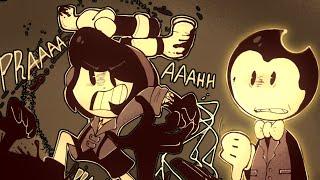 MELODII MEETS BENDY..?  Scratchin Melodii X Bendy and The Dark Revival Comic Dub