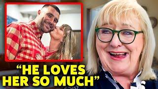 7 MINUTES AGO Travis Kelces Mom Reacts To Taylor Swift Dating Her Son