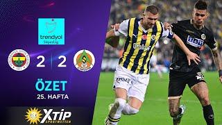 MERKUR BETS  Fenerbahçe 2-2 C. Alanyaspor - HighlightsÖzet  Trendyol Süper Lig - 202324