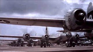Boeing B-29 Superfortress original footagesound - taxiing and takeoff