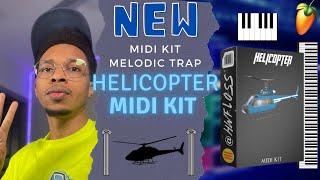 NEW MIDI for Producers Helicopter melodic Trap  Helicopter MIDI KIT