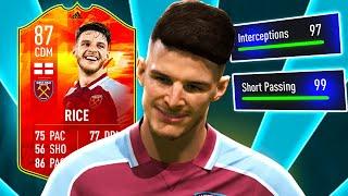 NUMBERS UP RICE REVIEW 87 ADIDAS NUMBERSUP DECLAN RICE PLAYER REVIEW FIFA 22