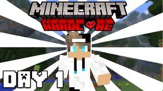 LIVE  Minecraft Hardcore Day 1 #shorts #short #minecraft