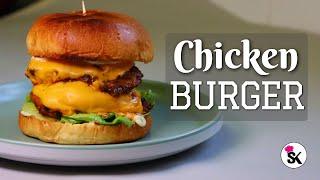 Best Spicy Chicken Burger Recipe by Suriyas Kitchen