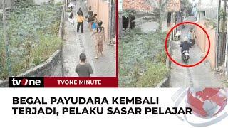 Aksi Begal Payudara Incar Pelajar di Tangerang Terekam CCTV  tvOne Minute