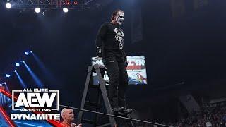 STING DID WHAT? Sting & Darby Allin vs Painmaker Jericho & Guevara  62823 AEW Dynamite