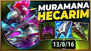 MURAMANA BUILD IS CURRENTLY DESTROYING IN CHALLENGER  Season 11 Hecarim - League of Legends