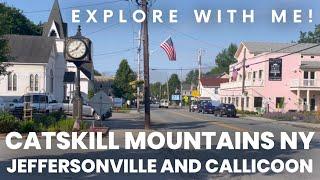 Catskill Mountain New York historic small town tour Jeffersonville and Callicoon NY