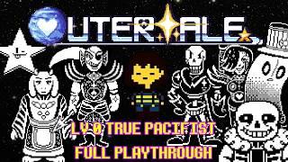 PSOUTERTALE *LV 0 TRUE PACIFIST* FULL PLAYTHROUGH FAN-GAME  No Commentary  Secrets 