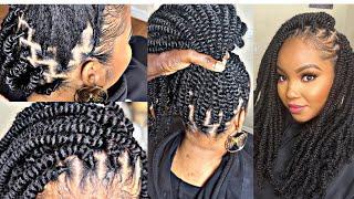 #563. NO RUBBER NEEDED  LESS TENSION TOYOTRESS  SPRINGY AFRO TWIST HAIR 24