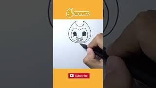 How to Draw Bendy #Shorts