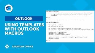 Using a Macro to Respond to Emails with a Template  Everyday Office