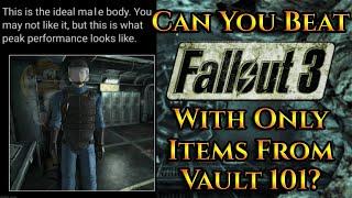 Can You Beat Fallout 3 With Only Items From Vault 101?