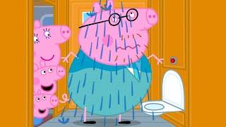 Daddy Pig Showers On The Train   Peppa Pig Official Full Episodes