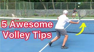 Hit Incredible Forehand And Backhand Volleys With These 5 Awesome Tips Tennis Technique Explained