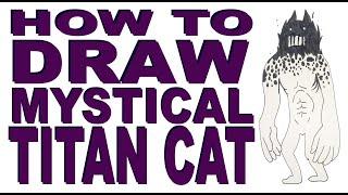 How to draw Mystical Titan Cat Battle Cats
