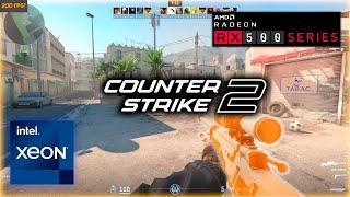  E5-2670v3 3.1 GHz + RX580 2048SP 8 GB in Counter Strike 2