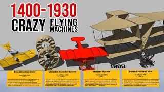 Crazy Looking Early Flying Aircraft 3D