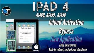 iPad 4  A1459A1460 A1458 Untethered Activation Bypass  Sliver and Mac Method.