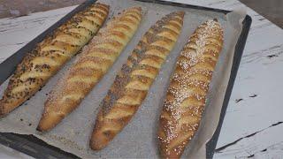 SARI BUĞDAYLI BAGET EKMEK YAPIMI Ekmek Yapımı Yellow Baguette Bread