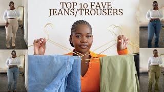 MY TOP 10 FAVOURITE JEANSTROUSERS CURVYTHICK GIRL FRIENDLYAFFORDABLE SAMANTHA KASH