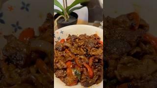 Devilled pork  පෝක් ඩෙවල්  #shorts #pork #cooking #recipe #food #asmr #viralshorts