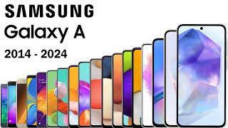 Samsung Galaxy A Series Evolution 2014-2024 Updated  A55