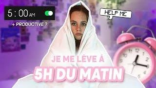 Je me LÈVE À 5H DU MATIN- Nouvelle morning routine ?*je suis toujours sous le choc *