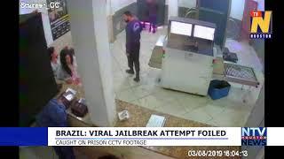 Moment jailbreak attempt foiled caught on prison CCTV footage