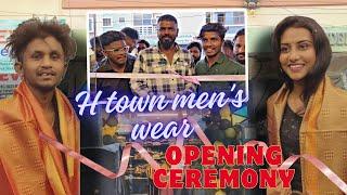 Dagad sai  Premalatha chinnu dancer Sharath opening H town mens wear uppal #premalatha