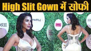 Sophie Chaudhary makes stylish entry in High Slit Gown at Fit and Fab Awards  Shudh Manoranjan