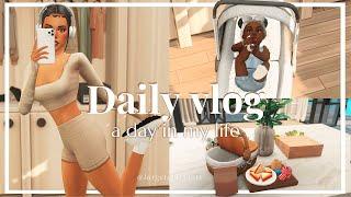 Day In The Life Mommy Daughter Picnic • The Sims 4 Vlog  Mommy WorkoutDeep Cleaning