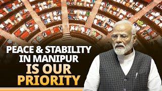 Our Government is dedicated to the peace & stability of Manipur PM Modi