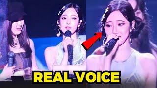 AESPAS NINGNING EXPOSES HER REAL VOICE DURING THE GROUPS CONCERT