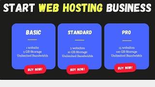 How to Create Your Own Web Hosting Business from home  A - Z Training 