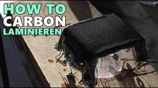 CARBON LAMINIEREN  TUTORIAL  ANLEITUNG  BARSTUNINGTV