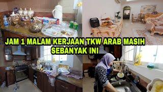 TKW ARAB JAM 1 MALAM MASIH KERJA SEBANYAK INI DAN INI TANGGAPAN MAJIKAN Ku VLOG Tkw Arab