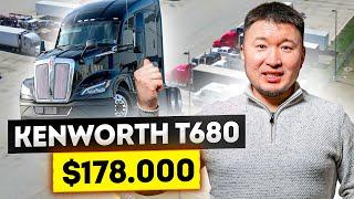 Дальнобой США Купил новый KENWORTH T680 2025 года за $178000 – замена VOLVO и FREIGHTLINER?