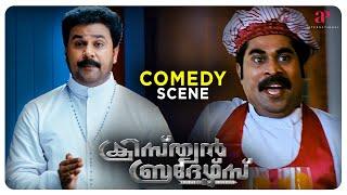 Christian Brothers Malayalam Movie Comedy Scene  Suraj loses his cool and jumps on seeing Mohan Lal