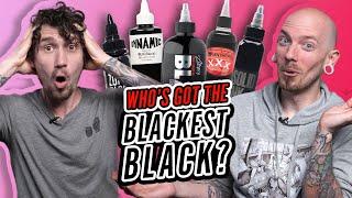 BLACKEST BLACK TATTOO INK Which brand has the blackest black?