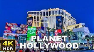 4K HDR Planet Hollywood Las Vegas Walking Tour  2024  Las Vegas Strip