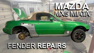 1994 Mazda MX5 Miata - Part 14 - Fitting The Fender Patches